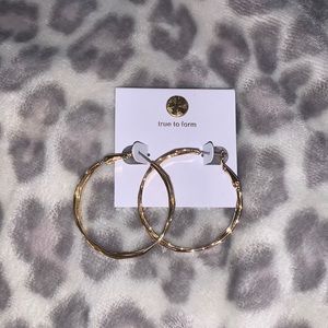 Sterling Gold Hoops!